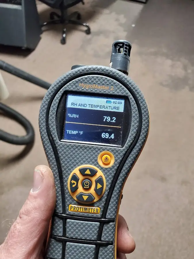 Moisture meter humidity assessment for Fire & Smoke Damage Restoration in Helotes